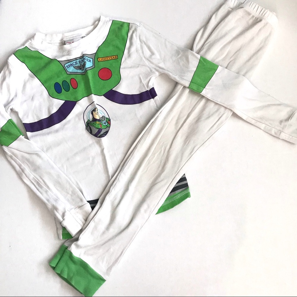 Vintage Disney Toy Story Buzz Lightyear Boys pjs 8